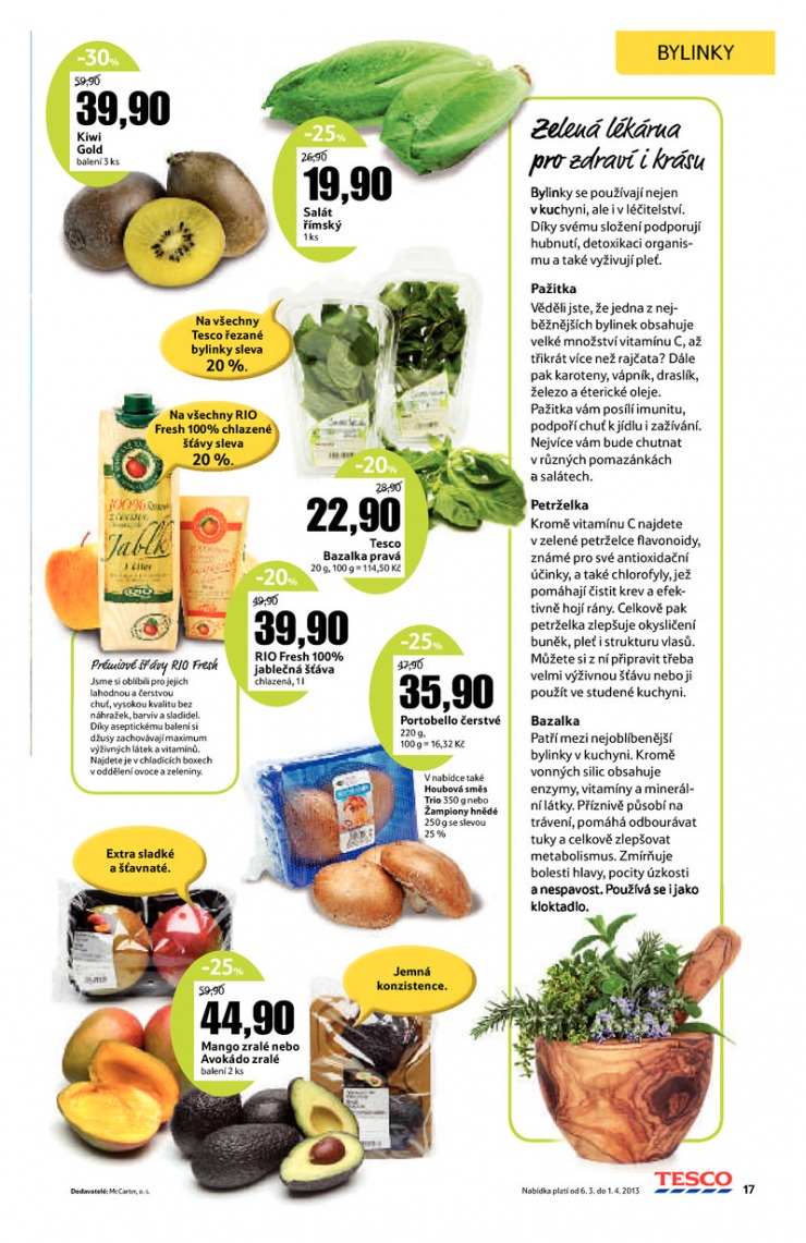 let�k Tesco Jarn� katalog velk� hypermarkety od 6.3.2013 strana 1