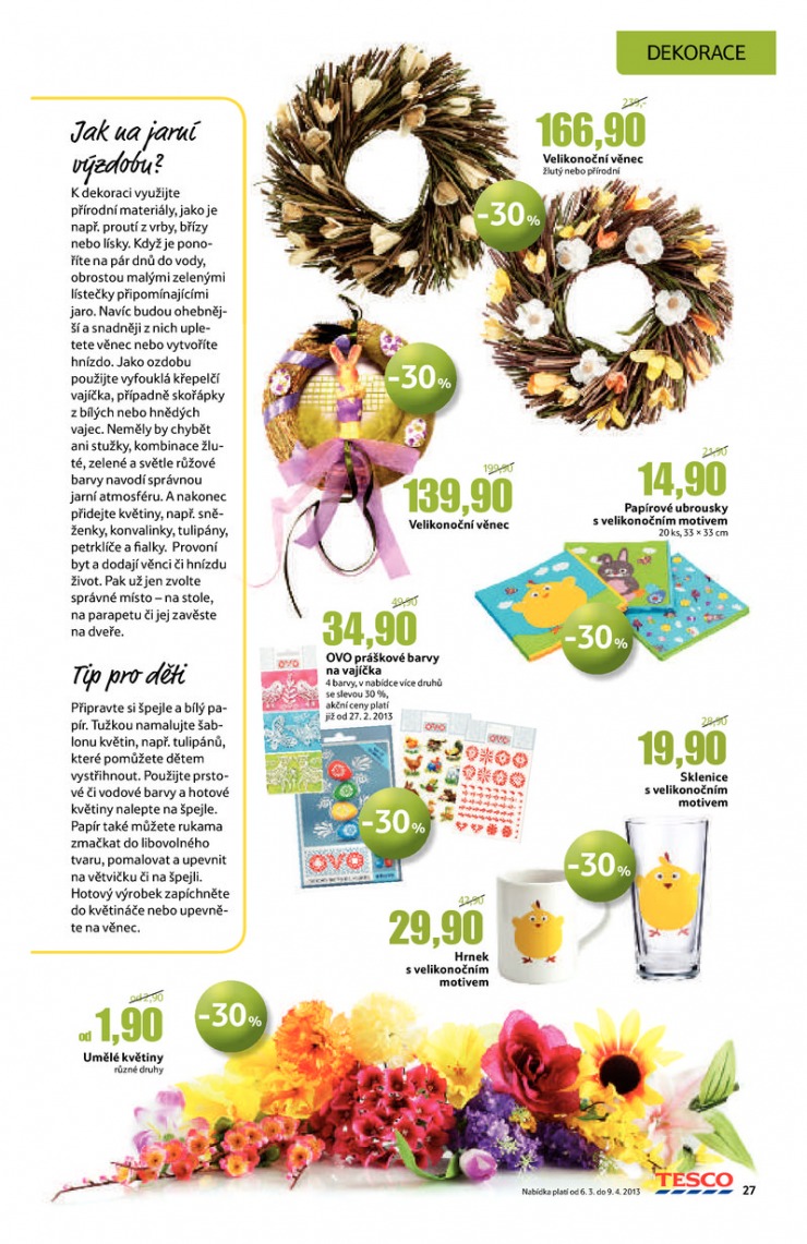 let�k Tesco Jarn� katalog velk� hypermarkety od 6.3.2013 strana 1