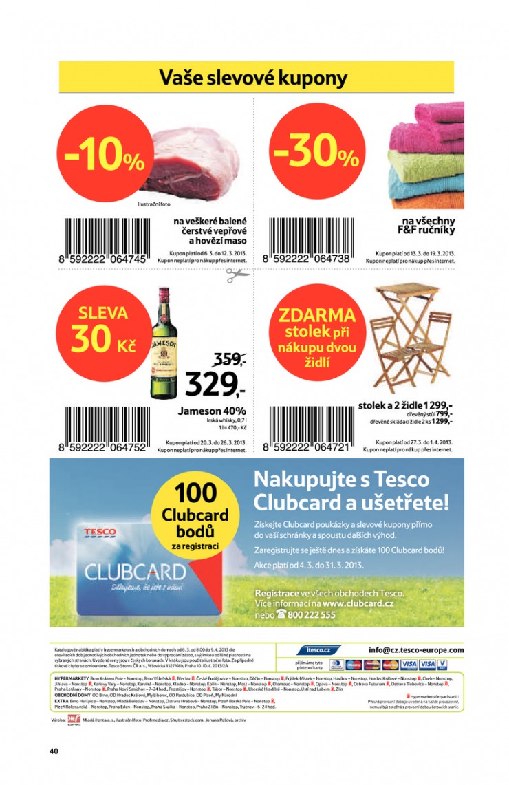 let�k Tesco Jarn� katalog velk� hypermarkety od 6.3.2013 strana 1