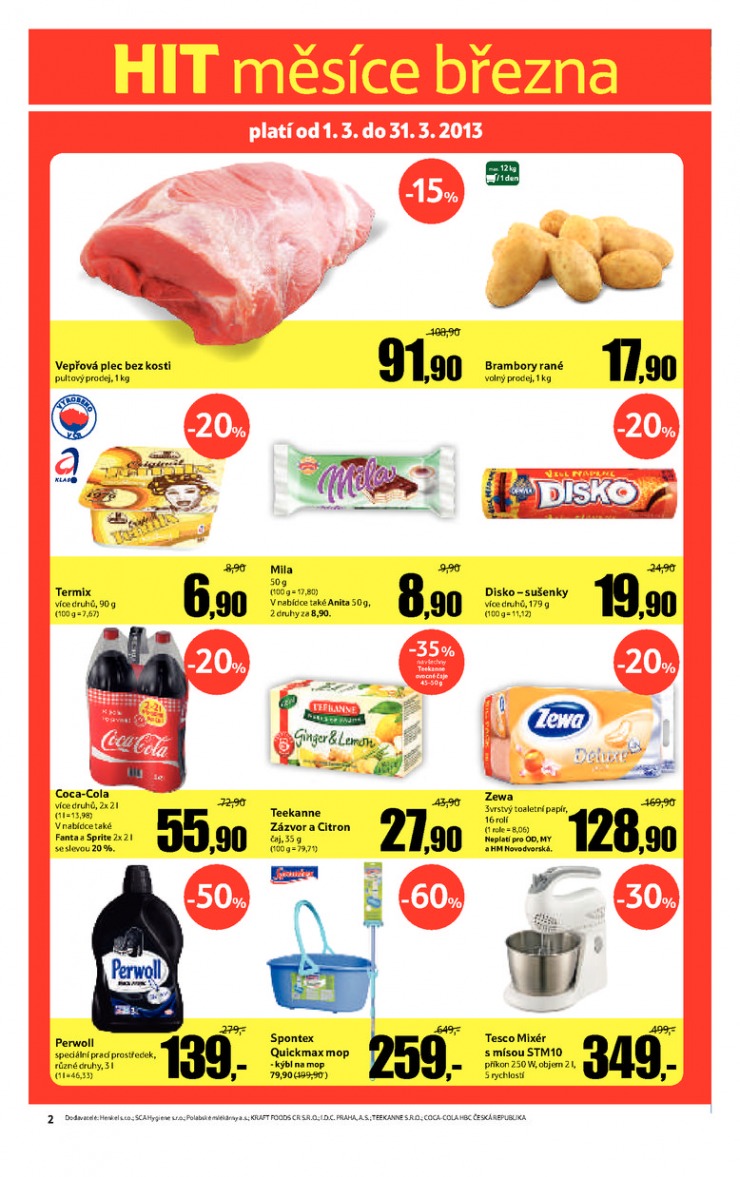 leták Tesco velké hypermarkety od 6.3.2013 strana 1 leták Tesco velké hypermarkety od 6.3.2013 strana 1