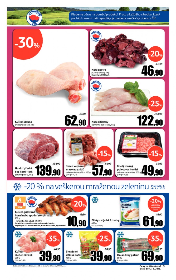 leták Tesco velké hypermarkety od 6.3.2013 strana 1 leták Tesco velké hypermarkety od 6.3.2013 strana 1