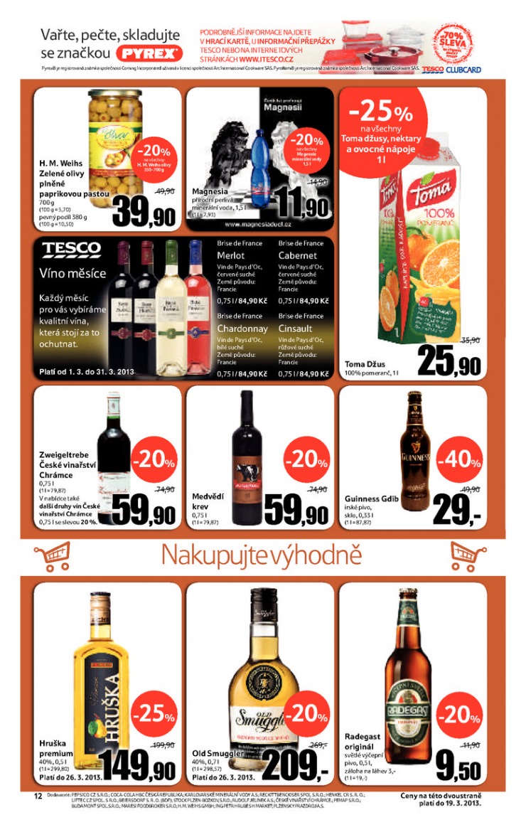 leták Tesco velké hypermarkety od 6.3.2013 strana 1 leták Tesco velké hypermarkety od 6.3.2013 strana 1
