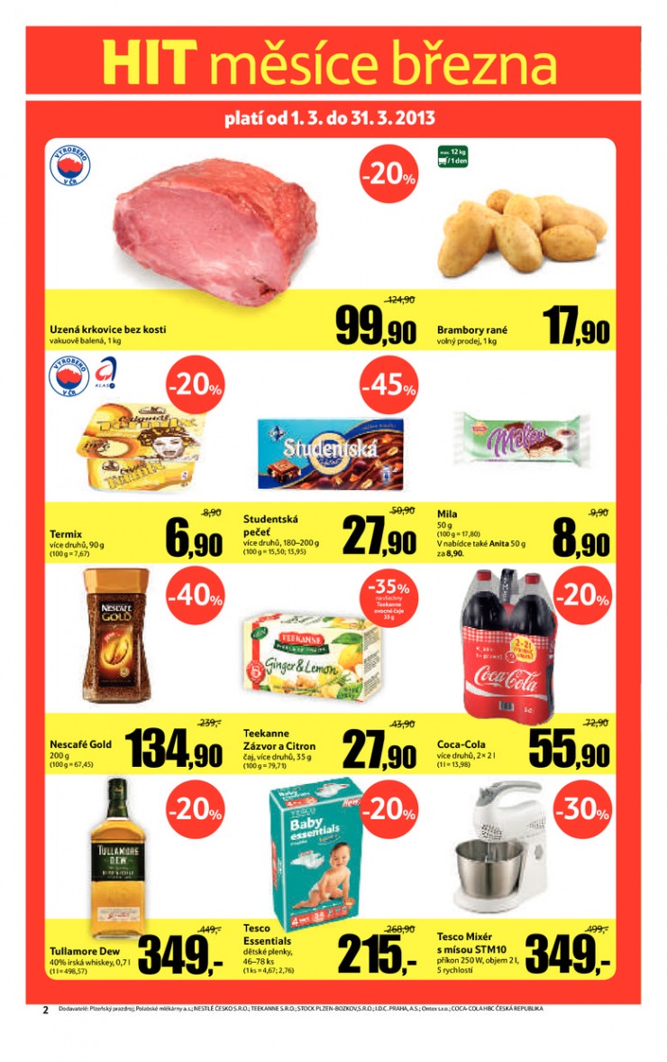 leták Tesco supermarkety od 6.3.2013 strana 1 leták Tesco supermarkety od 6.3.2013 strana 1