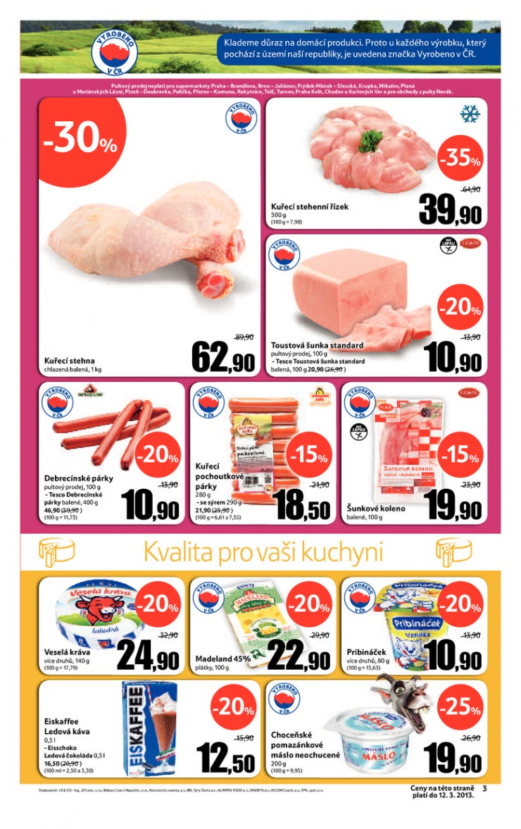 leták Tesco supermarkety od 6.3.2013 strana 1 leták Tesco supermarkety od 6.3.2013 strana 1