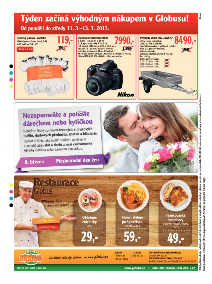 leták Globus Naše noviny od 7.3.2013 strana 1 leták Globus Naše noviny od 7.3.2013 strana 1