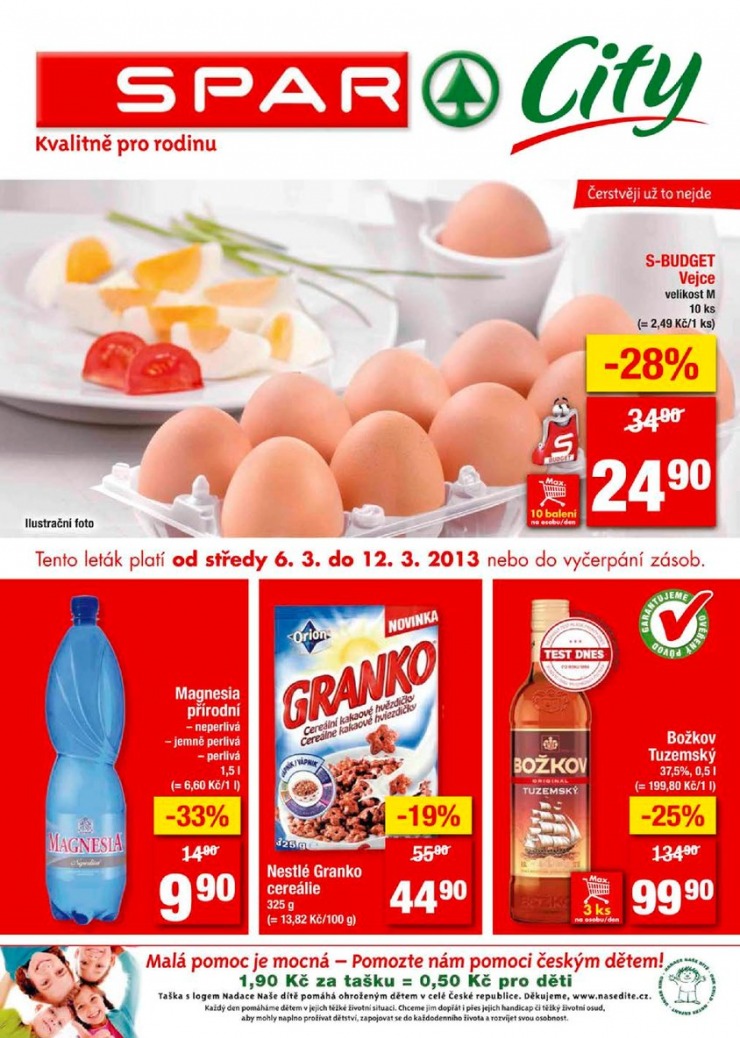 leták Interspar nabídka Spar City od 6.3.2013 strana 1 leták Interspar nabídka Spar City od 6.3.2013 strana 1