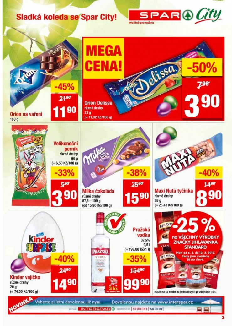leták Interspar nabídka Spar City od 6.3.2013 strana 1 leták Interspar nabídka Spar City od 6.3.2013 strana 1