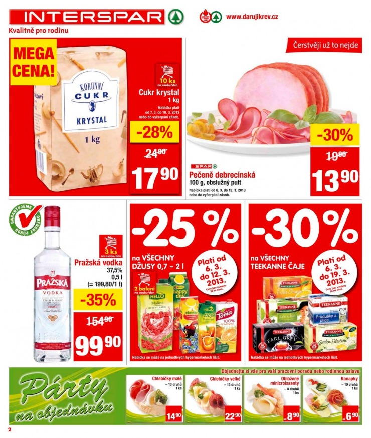 leták Interspar Akční nabídka od 6.3.2013 strana 1 leták Interspar Akční nabídka od 6.3.2013 strana 1