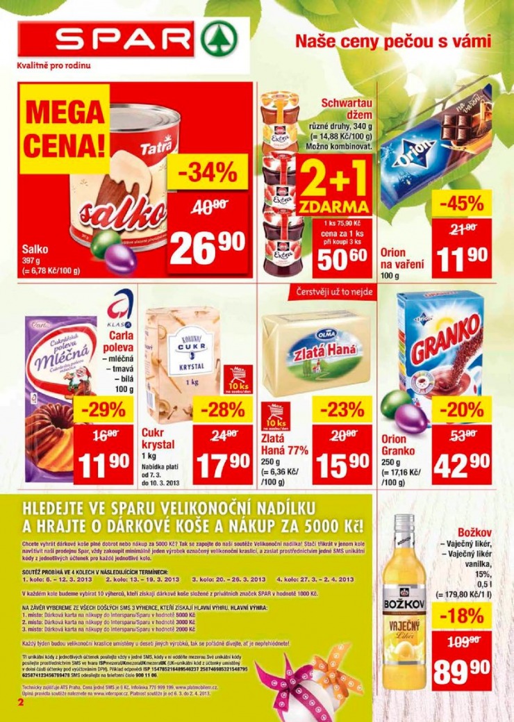 letk Interspar nabdka Spar od 6.3.2013 strana 1