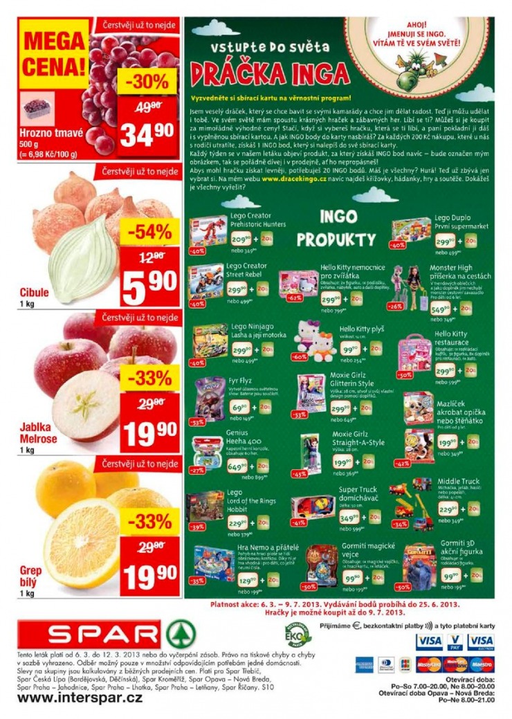 leták Interspar nabídka Spar od 6.3.2013 strana 1 leták Interspar nabídka Spar od 6.3.2013 strana 1