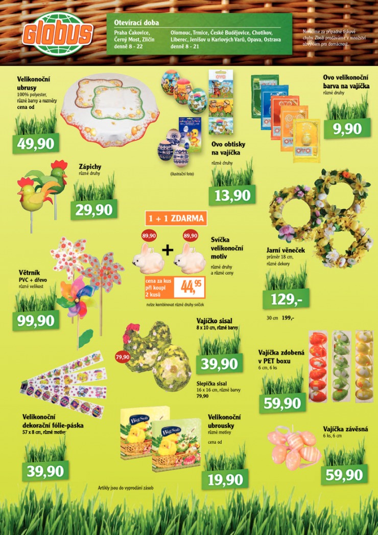 leták Globus Velikonoční nadílka od 7.3.2013 strana 1 leták Globus Velikonoční nadílka od 7.3.2013 strana 1