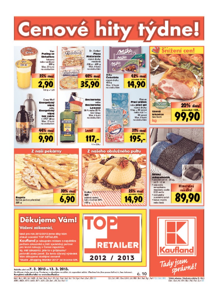 leták Kaufland Aktuální nabídka od 7.3.2013 strana 1 leták Kaufland Aktuální nabídka od 7.3.2013 strana 1