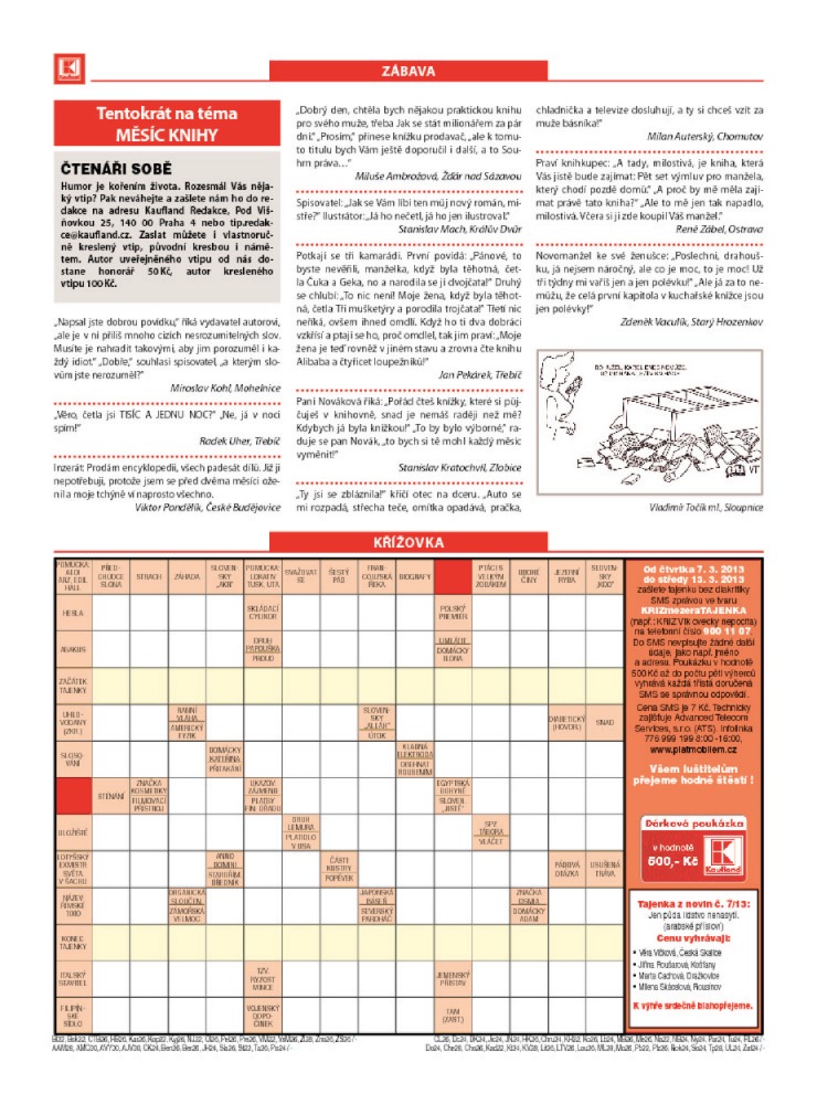 letk Kaufland Aktuln nabdka od 7.3.2013 strana 1