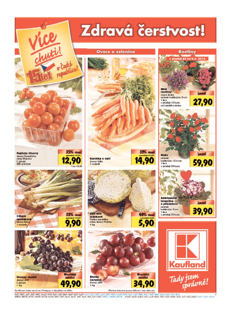 leták Kaufland Aktuální nabídka od 7.3.2013 strana 1 leták Kaufland Aktuální nabídka od 7.3.2013 strana 1