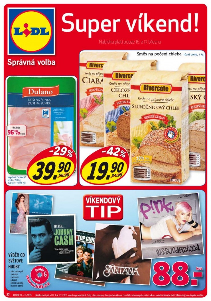 leták Lidl Akční nabídka od 11.3.2013 strana 1 leták Lidl Akční nabídka od 11.3.2013 strana 1