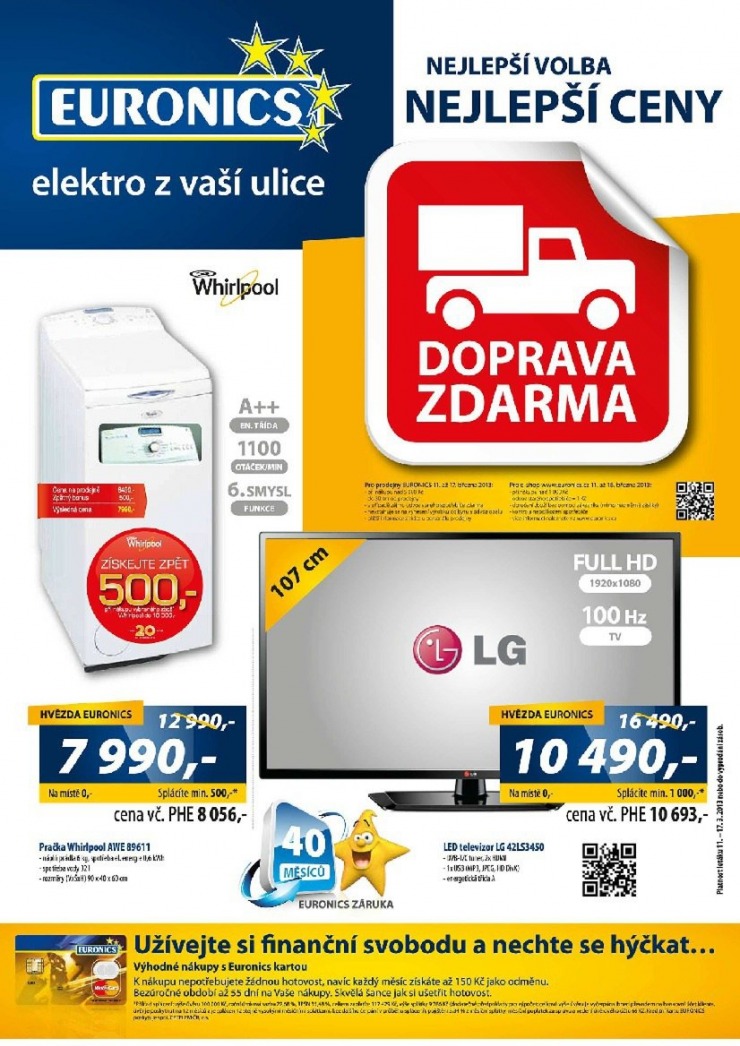letk Euronics Aktuln letk od 11.3.2013 strana 1