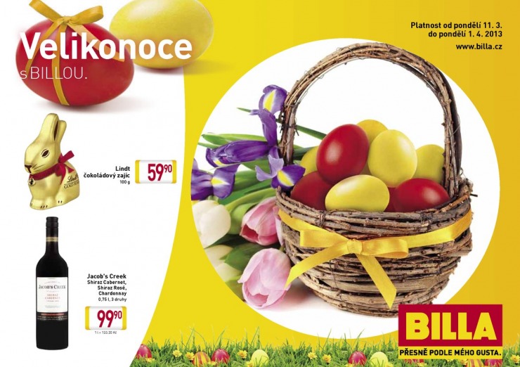 letk Billa Velikonoce od 11.3.2013 strana 1