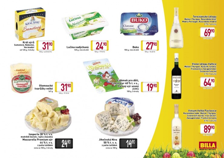 leták Billa Velikonoce od 11.3.2013 strana 1 leták Billa Velikonoce od 11.3.2013 strana 1
