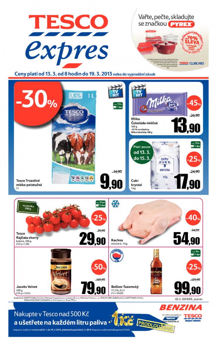 letk Tesco Expres obchody od 13.3.2013 strana 1