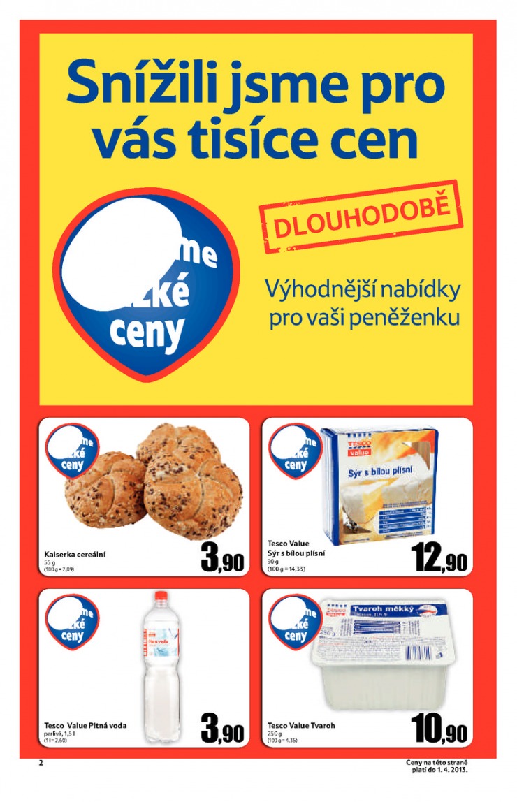 leták Tesco malé hypermarkety od 13.3.2013 strana 1 leták Tesco malé hypermarkety od 13.3.2013 strana 1