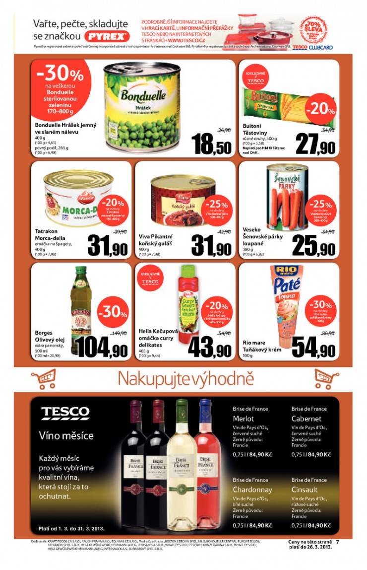 leták Tesco malé hypermarkety od 13.3.2013 strana 1 leták Tesco malé hypermarkety od 13.3.2013 strana 1