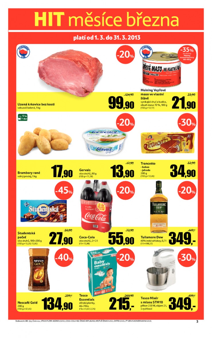 leták Tesco supermarkety od 13.3.2013 strana 1 leták Tesco supermarkety od 13.3.2013 strana 1