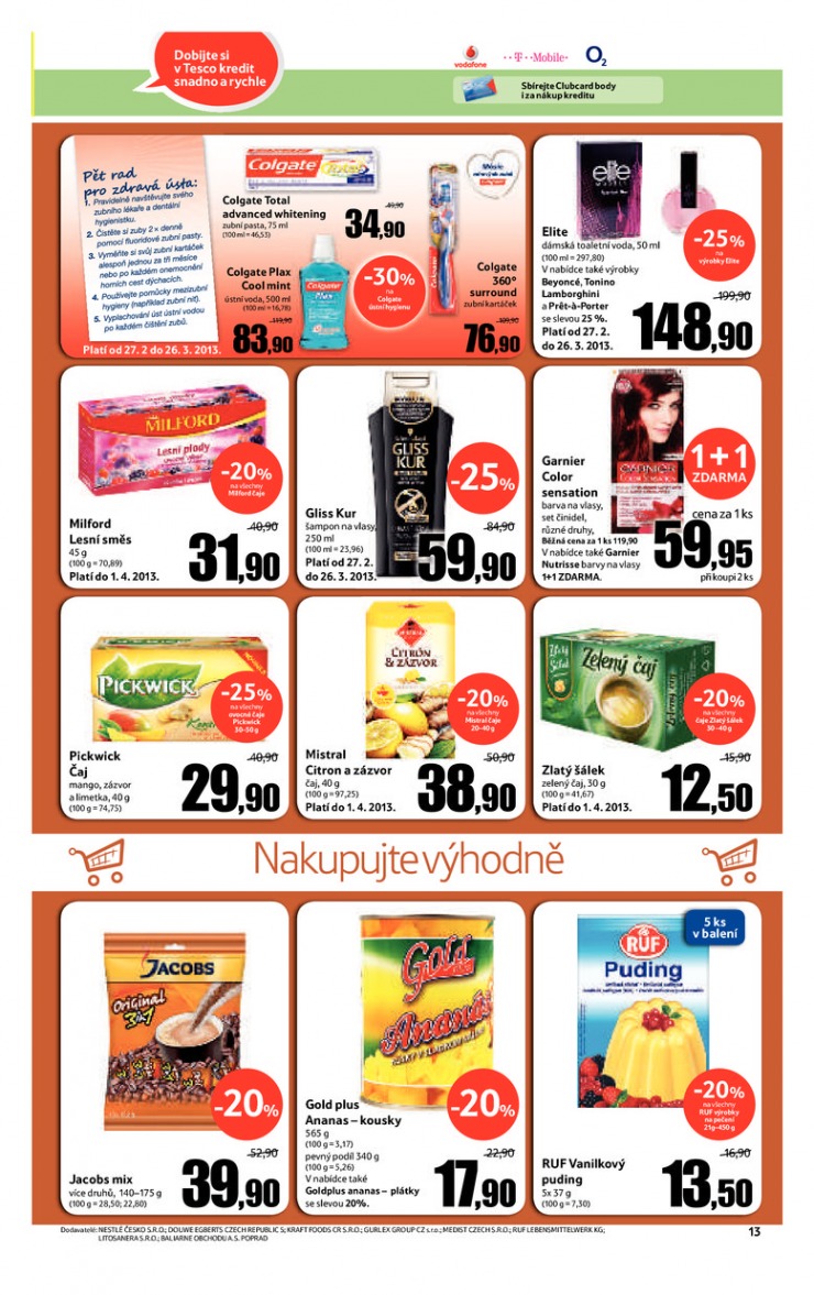 let�k Tesco velk� hypermarkety od 13.3.2013 strana 1