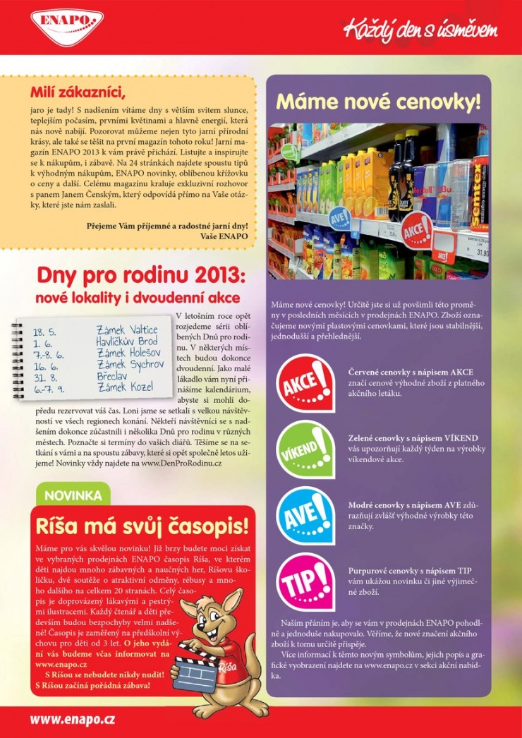 leták Enapo Akční leták od 13.3.2013 strana 1 leták Enapo Akční leták od 13.3.2013 strana 1