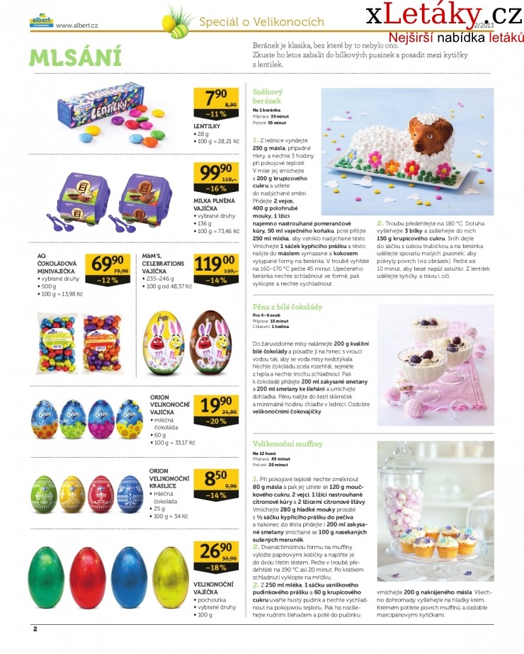leták Albert Hypermarket - Velikonoce akční leták strana 1 leták Albert Hypermarket - Velikonoce akční leták strana 1