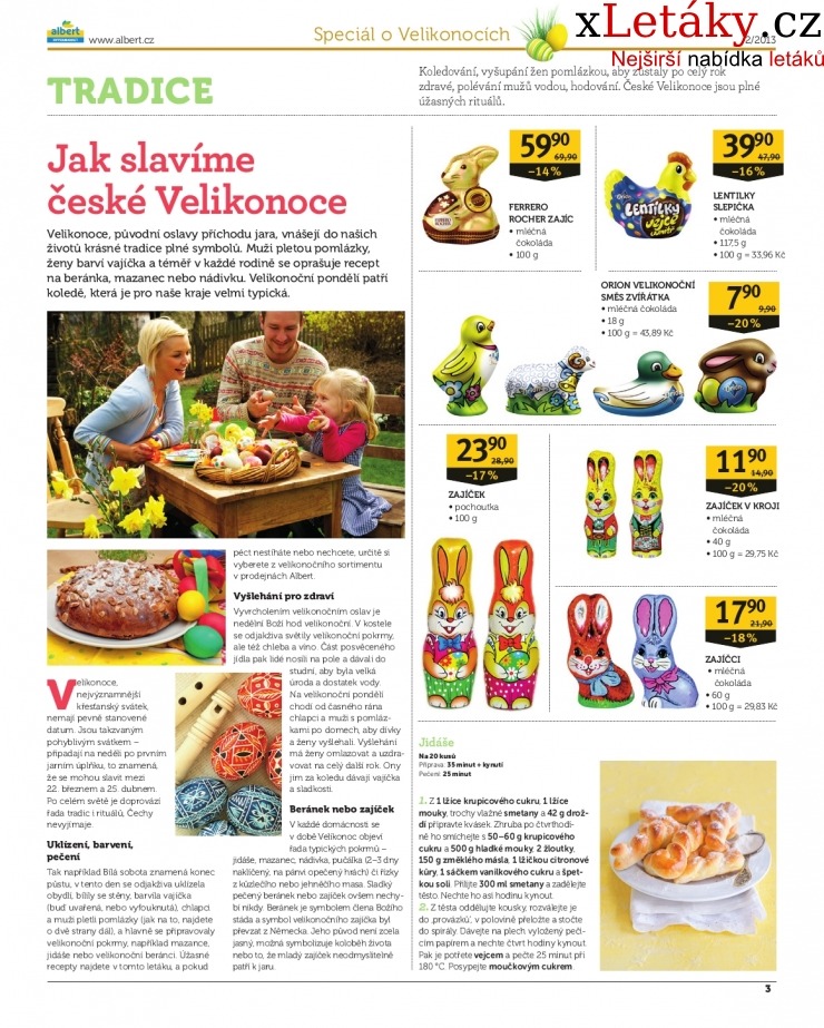 leták Albert Hypermarket - Velikonoce akční leták strana 1 leták Albert Hypermarket - Velikonoce akční leták strana 1