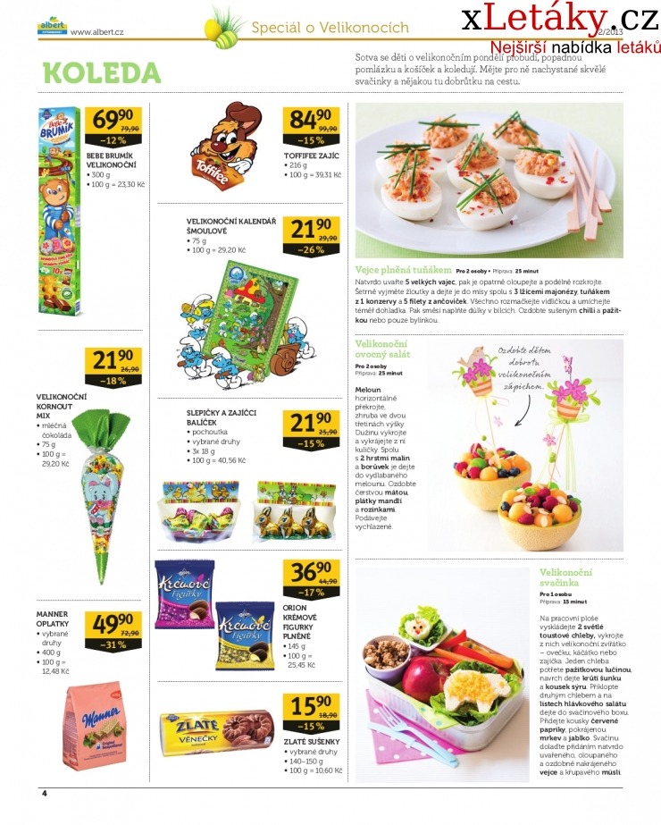 leták Albert Hypermarket - Velikonoce akční leták strana 1 leták Albert Hypermarket - Velikonoce akční leták strana 1