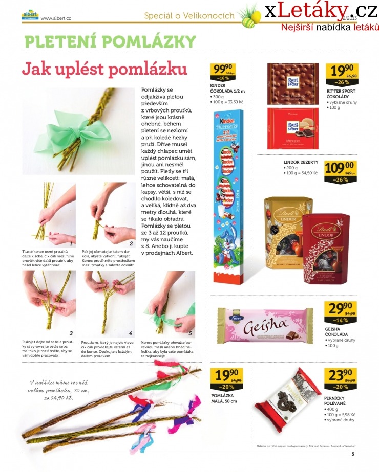 leták Albert Hypermarket - Velikonoce akční leták strana 1 leták Albert Hypermarket - Velikonoce akční leták strana 1