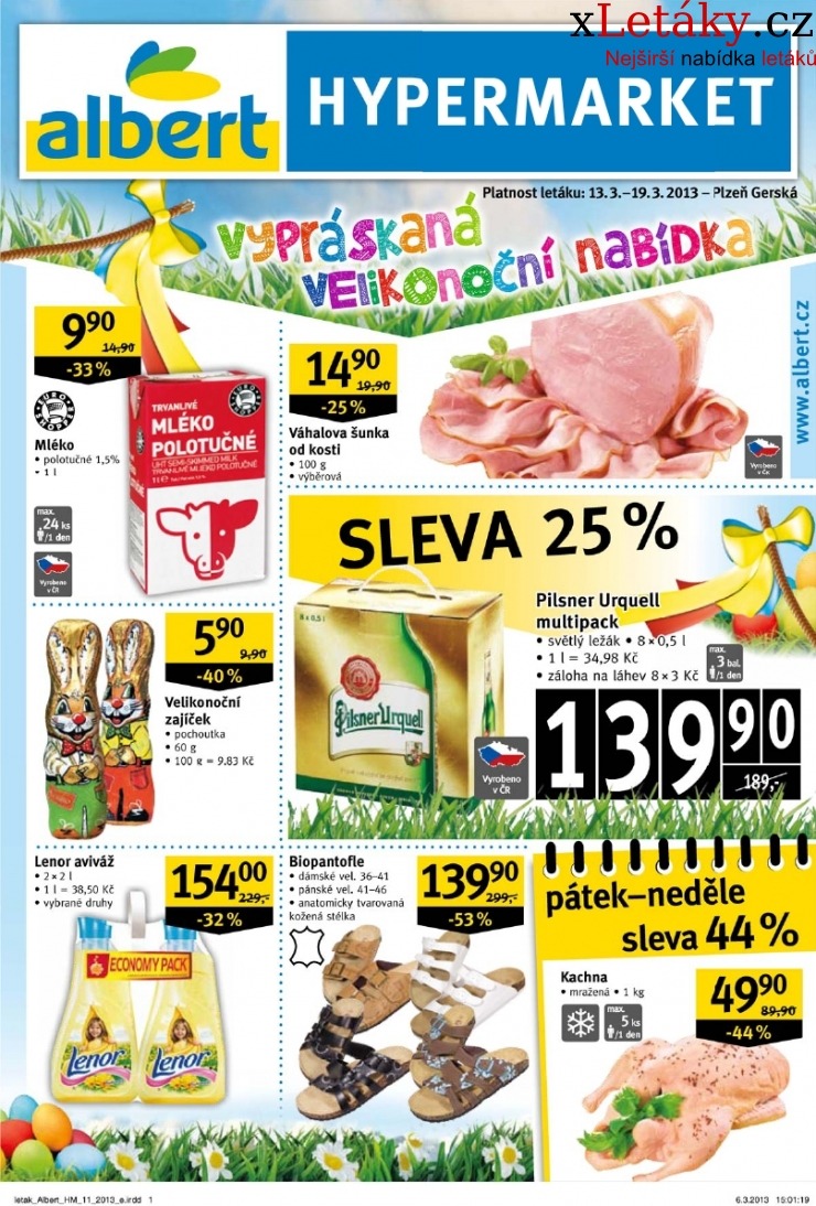 leták Albert Hypermarket akční leták strana 1 leták Albert Hypermarket akční leták strana 1