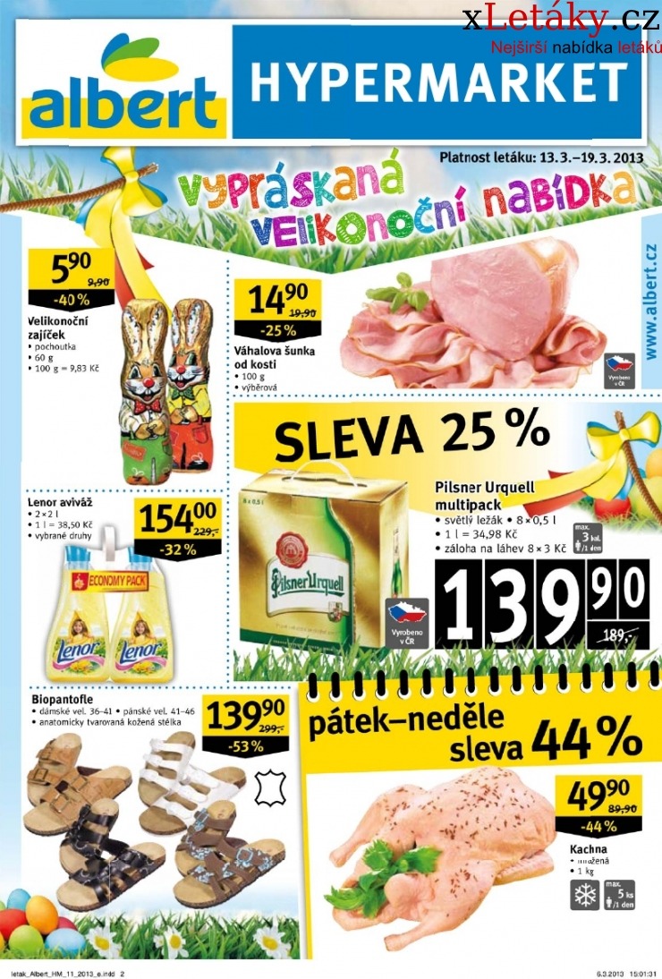 leták Albert Hypermarket akční leták strana 1 leták Albert Hypermarket akční leták strana 1