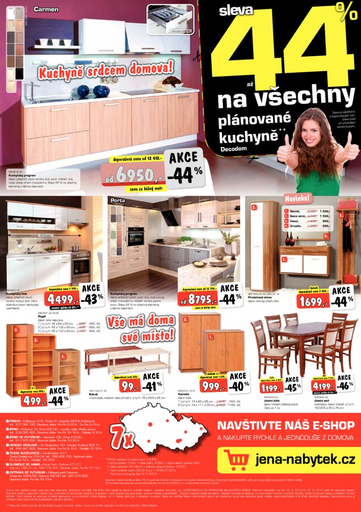 leták Jena nábytek Aktuální leták od 12.3.2013 strana 1 leták Jena nábytek Aktuální leták od 12.3.2013 strana 1