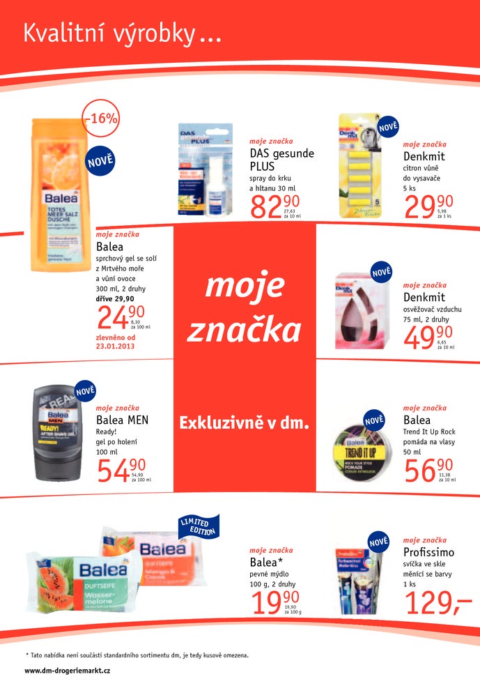leták DM drogerie Journal 2.část od 13.3.2013 strana 1 leták DM drogerie Journal 2.část od 13.3.2013 strana 1