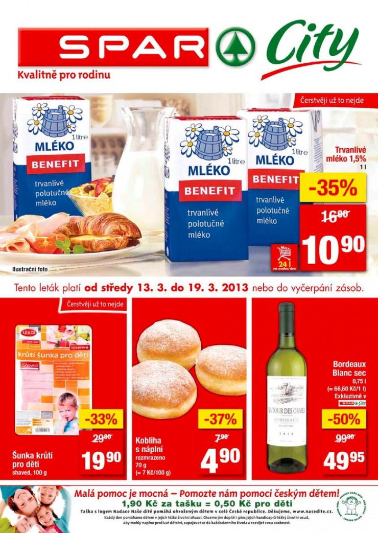 leták Interspar nabídka Spar City od 13.3.2013 strana 1 leták Interspar nabídka Spar City od 13.3.2013 strana 1