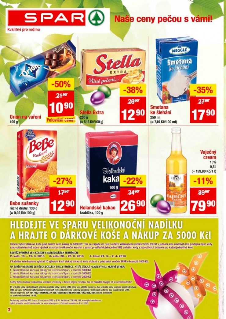 letk Interspar nabdka Spar od 13.3.2013 strana 1