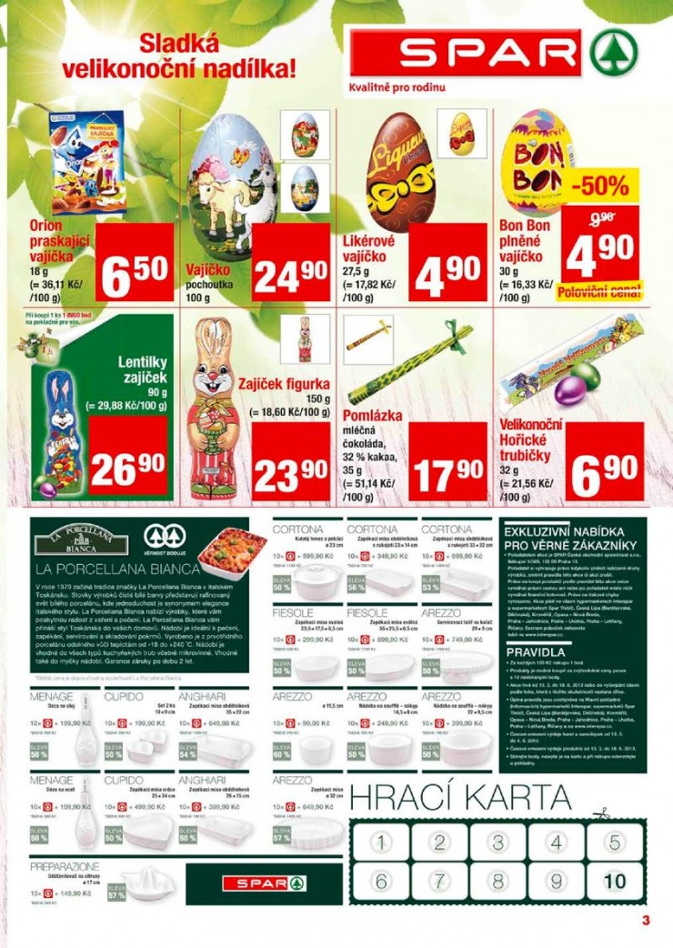 letk Interspar nabdka Spar od 13.3.2013 strana 1