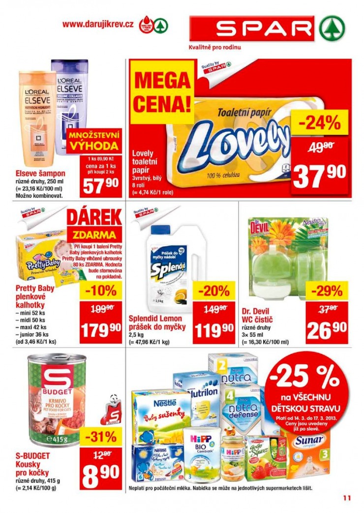 leták Interspar nabídka Spar od 13.3.2013 strana 1 leták Interspar nabídka Spar od 13.3.2013 strana 1