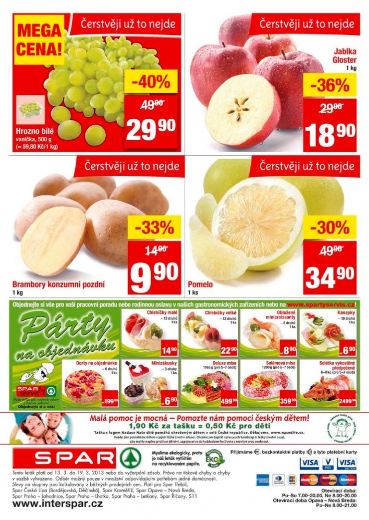 leták Interspar nabídka Spar od 13.3.2013 strana 1 leták Interspar nabídka Spar od 13.3.2013 strana 1