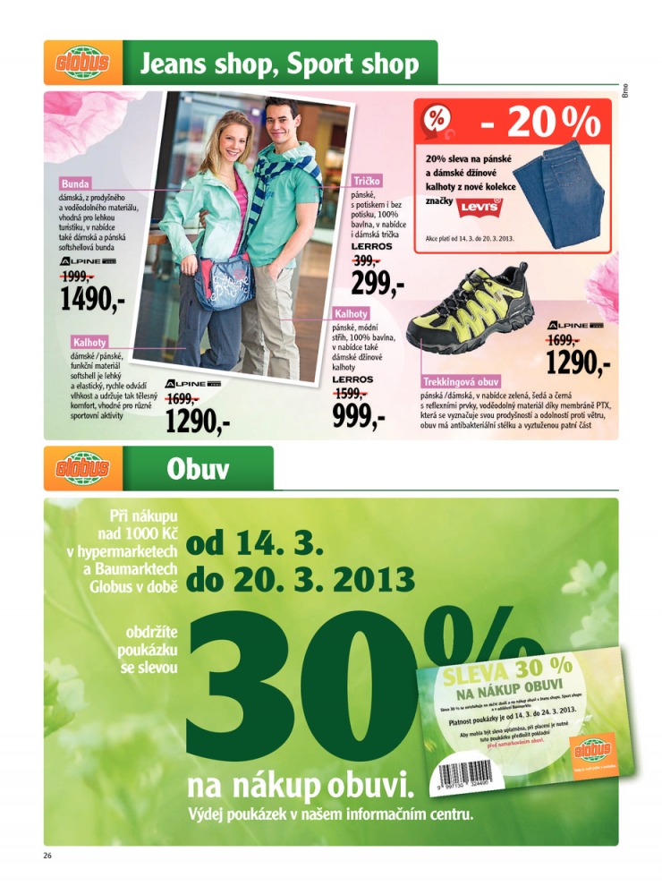 leták Globus Naše noviny od 14.3.2013 strana 1 leták Globus Naše noviny od 14.3.2013 strana 1