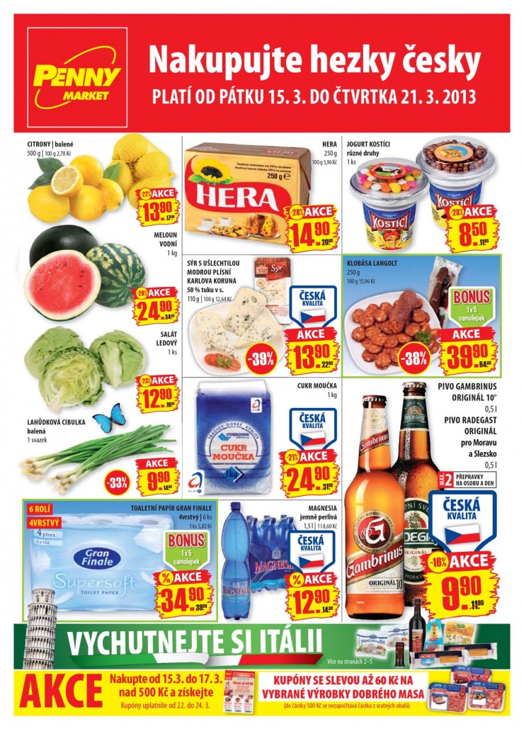 letk Penny Aktuln nabdka od 15.3.2013 strana 1