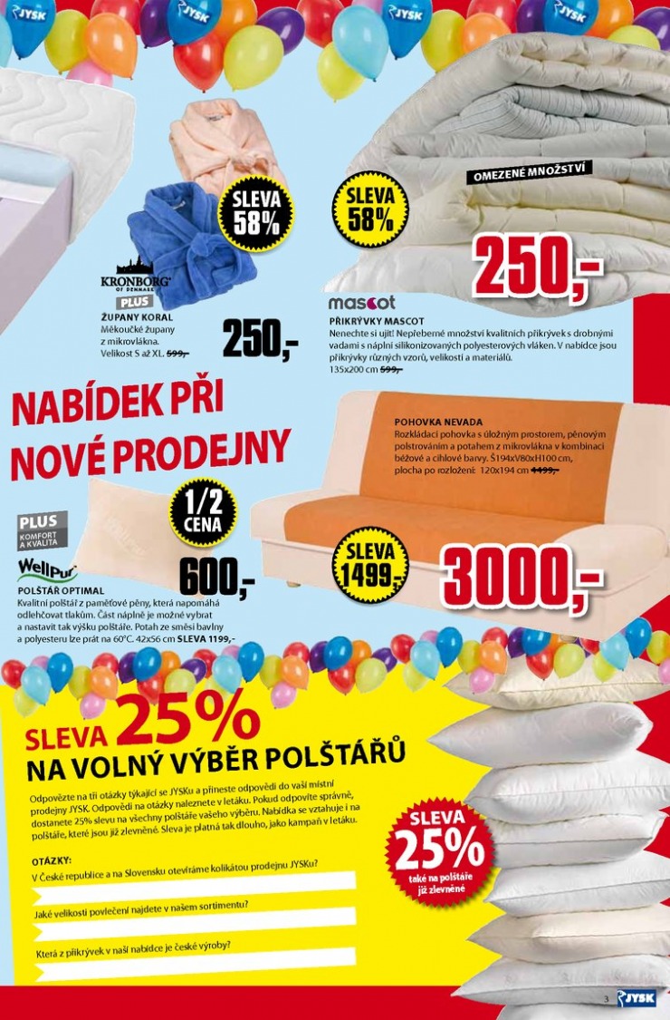 leták Jysk Nabídka týdne od 14.3.2013 strana 1 leták Jysk Nabídka týdne od 14.3.2013 strana 1