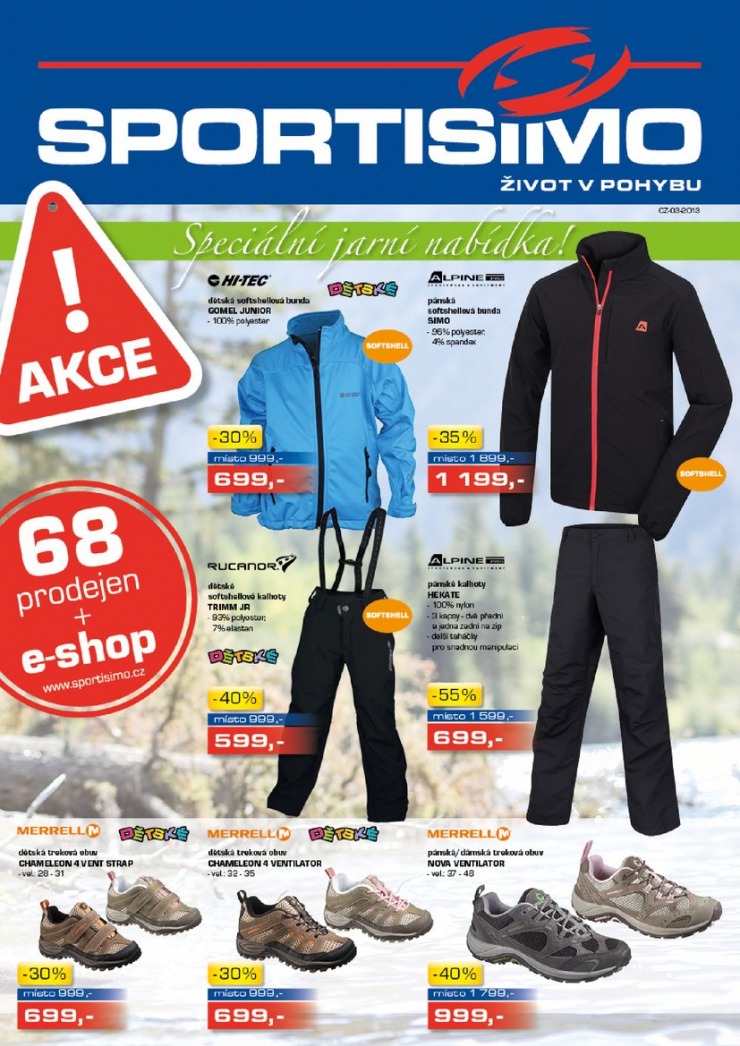 letk Sportisimo Aktuln letk od 14.3.2013 strana 1
