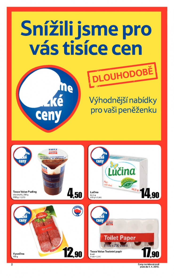 leták Tesco velké hypermarkety od 20.3.2013 strana 1 leták Tesco velké hypermarkety od 20.3.2013 strana 1