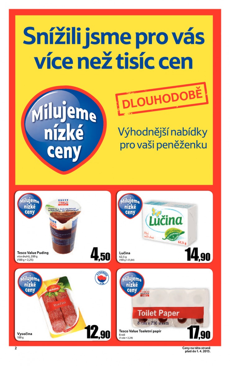 leták Tesco supermarkety od 20.3.2013 strana 1 leták Tesco supermarkety od 20.3.2013 strana 1