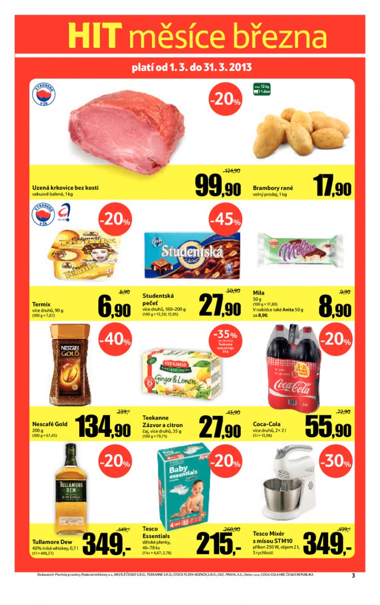 leták Tesco supermarkety od 20.3.2013 strana 1 leták Tesco supermarkety od 20.3.2013 strana 1