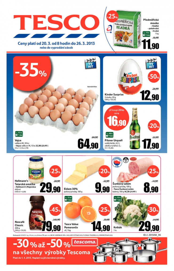 letk Tesco mal hypermarkety od 20.3.2013 strana 1