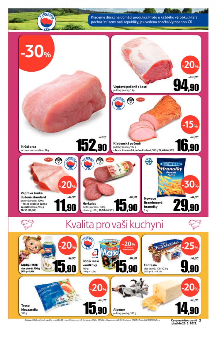 leták Tesco malé hypermarkety od 20.3.2013 strana 1 leták Tesco malé hypermarkety od 20.3.2013 strana 1